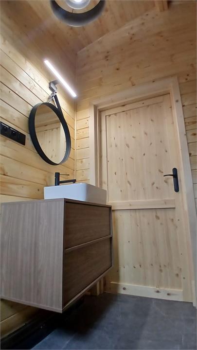 Strefa umywalkowa w łazience - realizacja Pan Domek